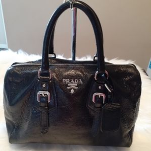 Prada Black Cervo Lux Handbag